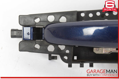 14-17 Audi SQ5 Front Left Driver Side Exterior Door Handle Blue OEM