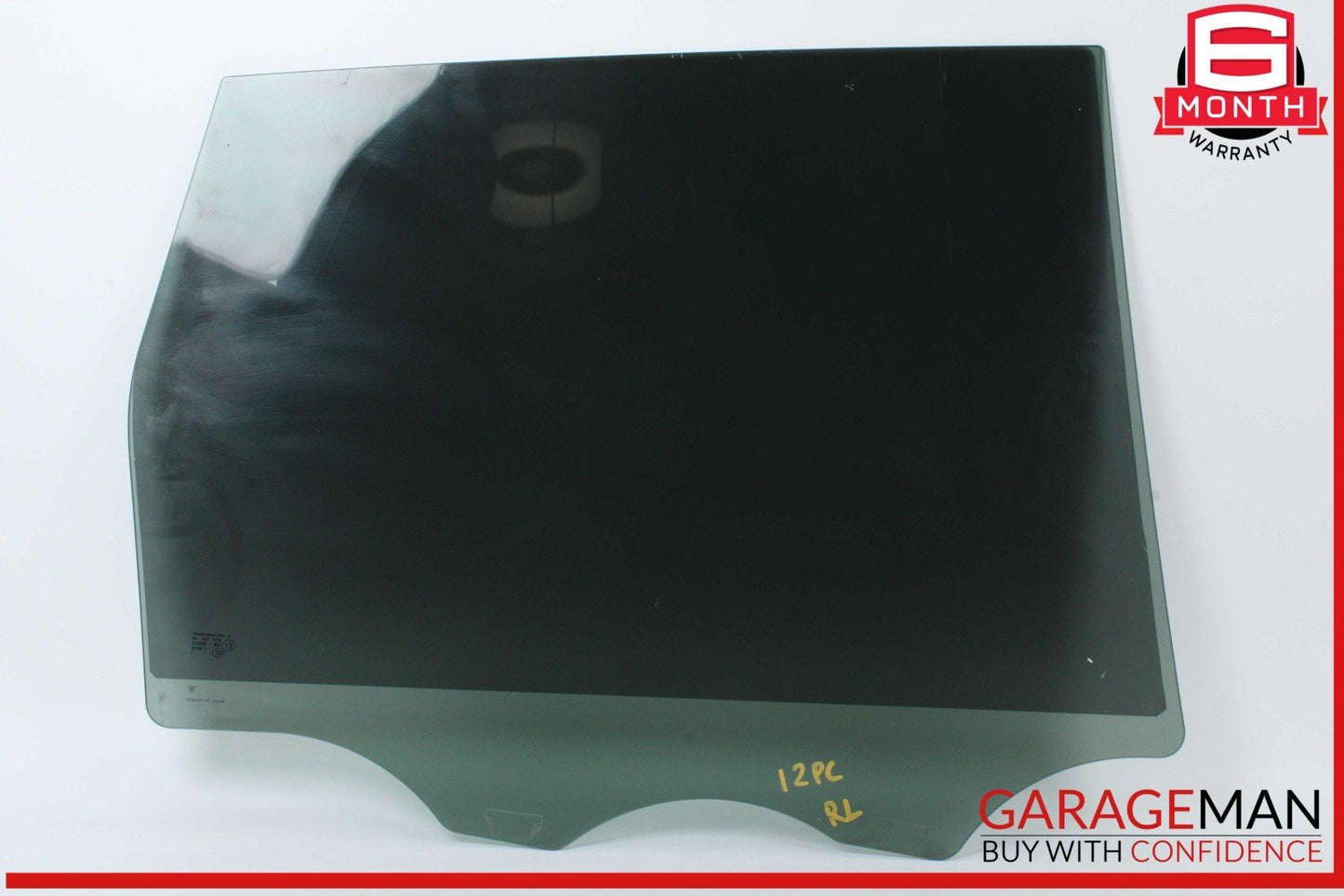 11-18 Porsche Cayenne 958 Rear Left Driver Side Door Window Glass OEM