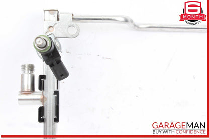 05-12 Mercedes W212 E350 Wagon SLK300 Fuel Injector Rail w/ Fuel Injectors OEM