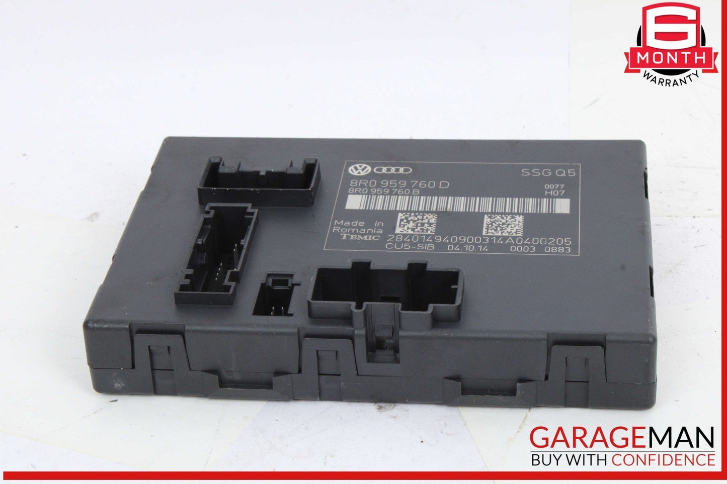 2013-2017 Audi Q5 Front Left Seat Control Module 8R0959760D OEM