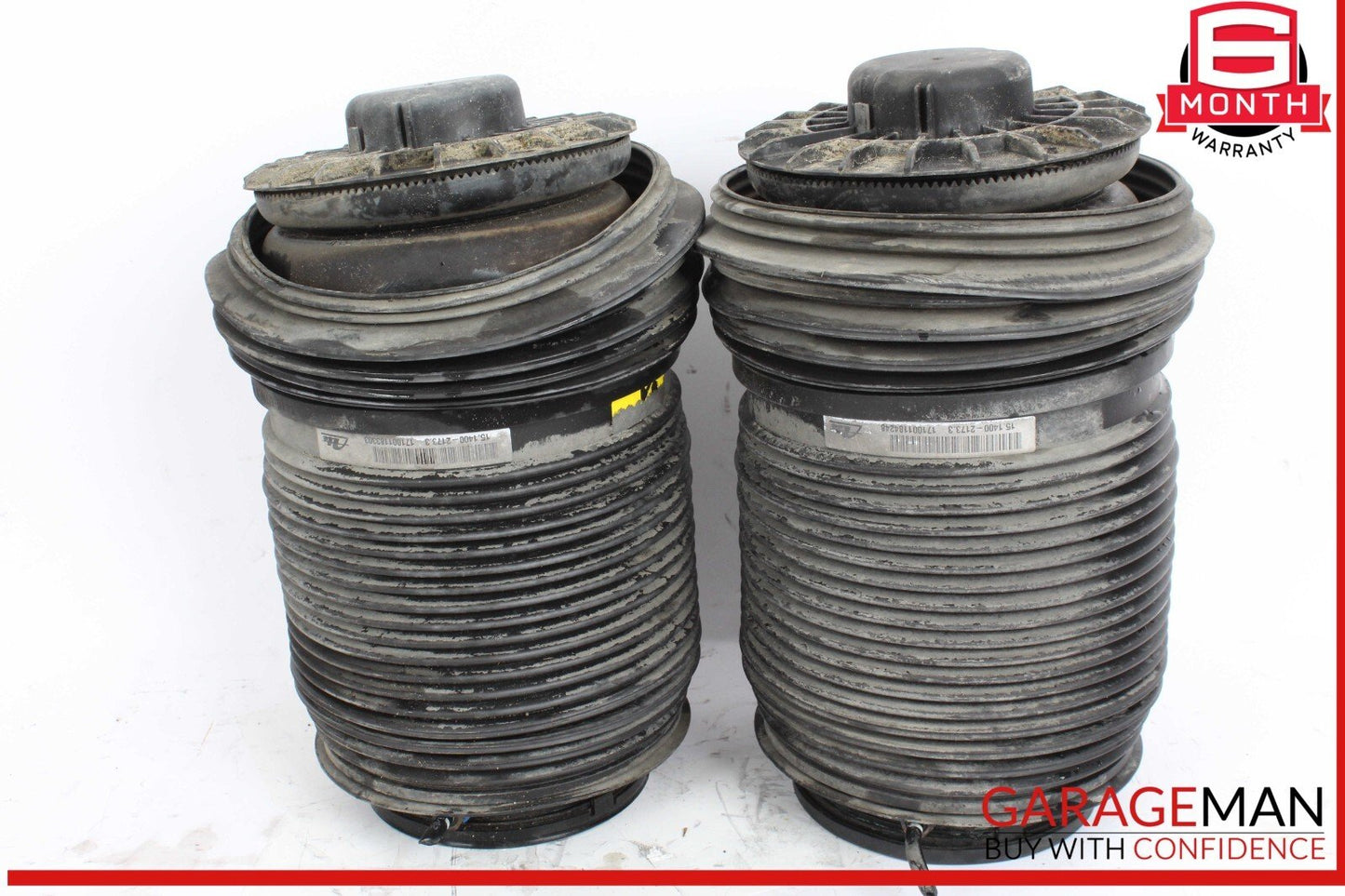 17-20 Maserati Levante M161 Rear Left & Right Air Suspension Bag Shock Set OEM