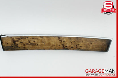 03-09 Mercedes W211 E350 Front Left Dashboard Dash Molding Trim Bezel Walnut OEM