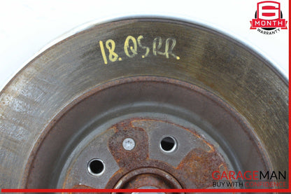 18-24 Audi Q5 Rear Right Passenger Side Spindle Knuckle Wheel Hub w/ Rotor Disc
