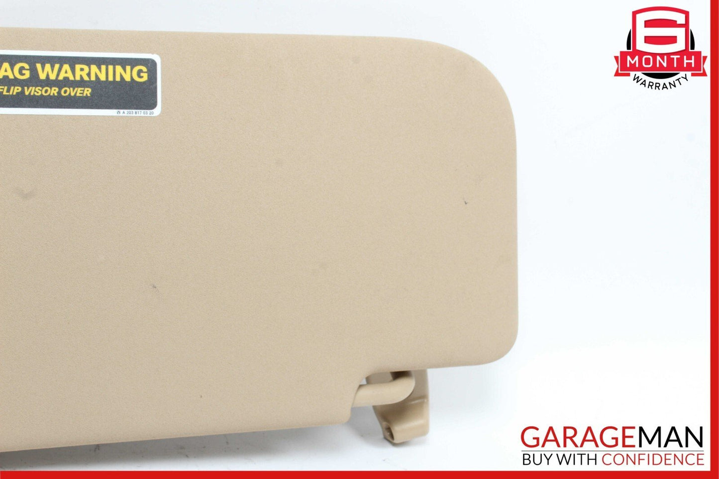 06-12 Mercedes X164 GL450 4MATIC Front Right Side Sun Visor Sunvisor Shade OEM