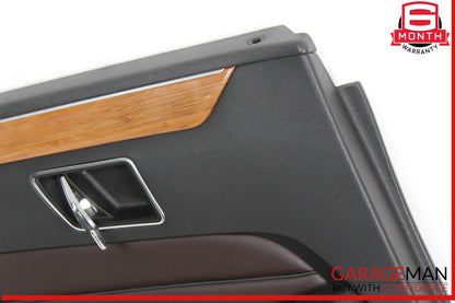 10-13 Mercedes W212 E350 E550 Rear Left Side Interior Door Panel Cover Assy OEM