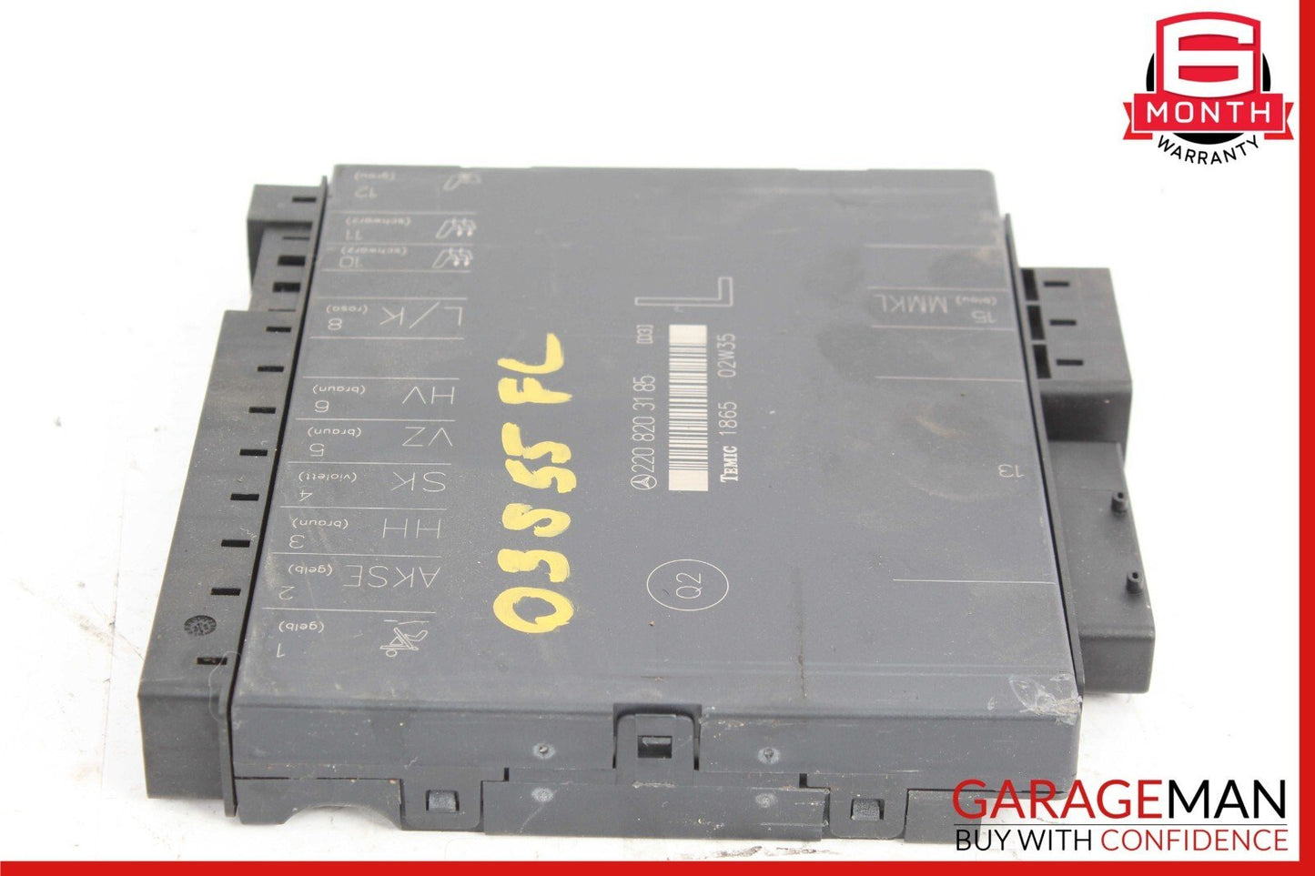 03-06 Mercedes W220 S55 AMG S500 Seat Control Module Front Left 2208203185 OEM