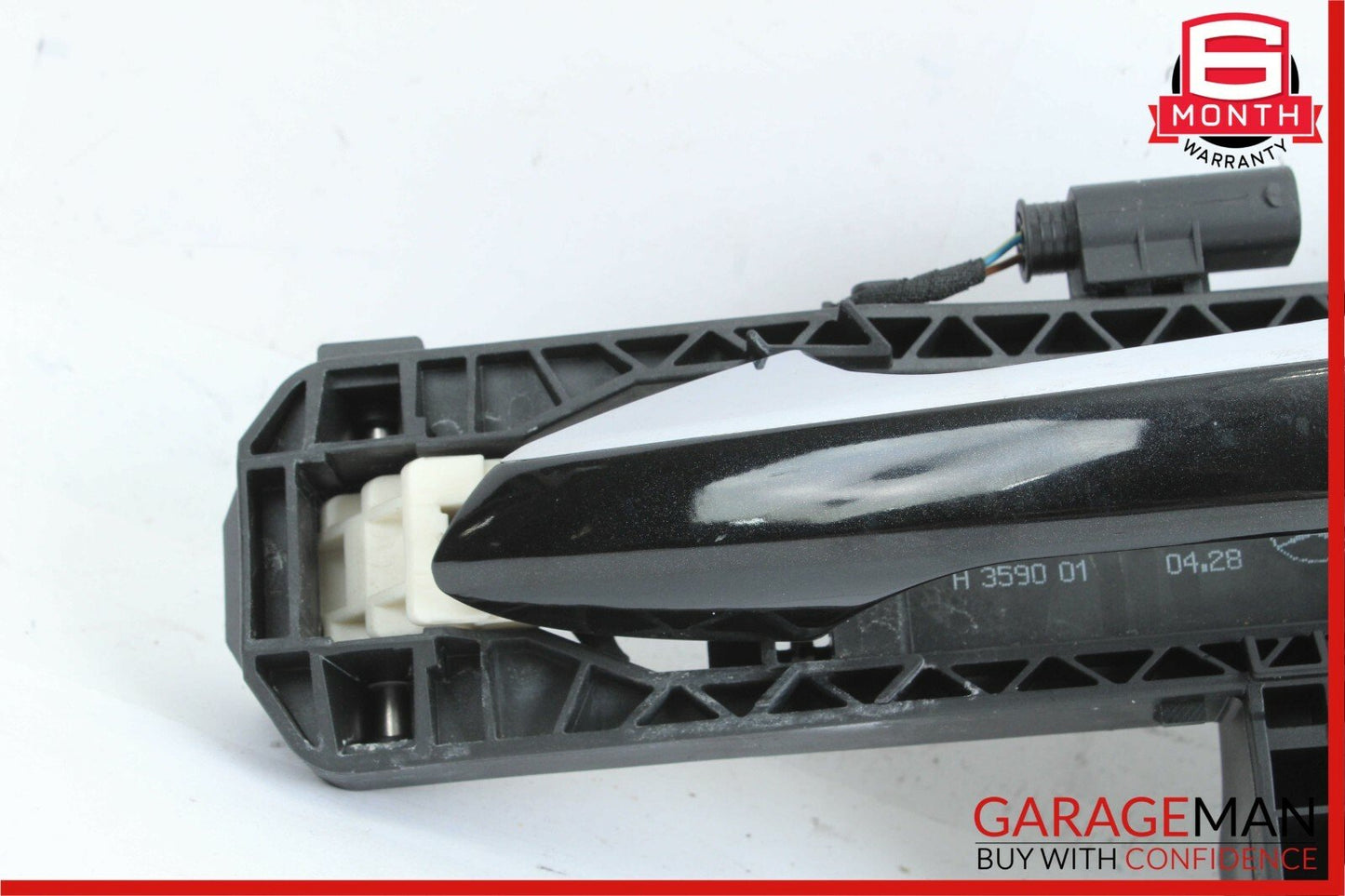 12-14 Mercedes W204 C300 C250 Rear Left Side Exterior Door Handle Black OEM