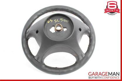 03-09 Mercedes R230 SL500 CLK350 Driver 4 Spoke Steering Wheel Black