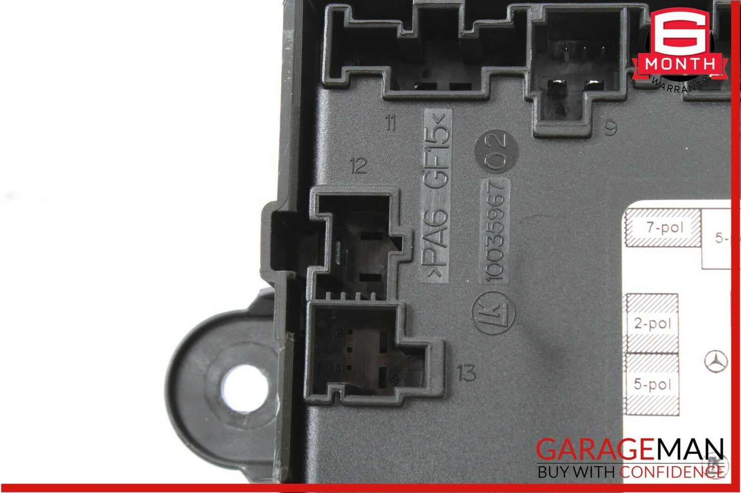 10-13 Mercedes W221 S550 S63 AMG Rear Right or Left Side Door Control Module OEM