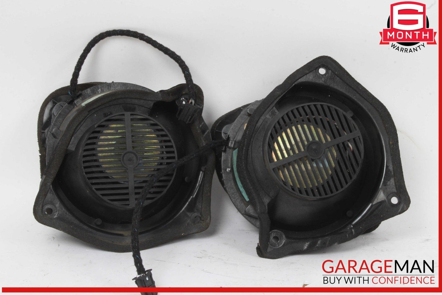 97-04 Mercedes R170 SLK230 Front Right & Left Side Door Sound Speaker Set OEM
