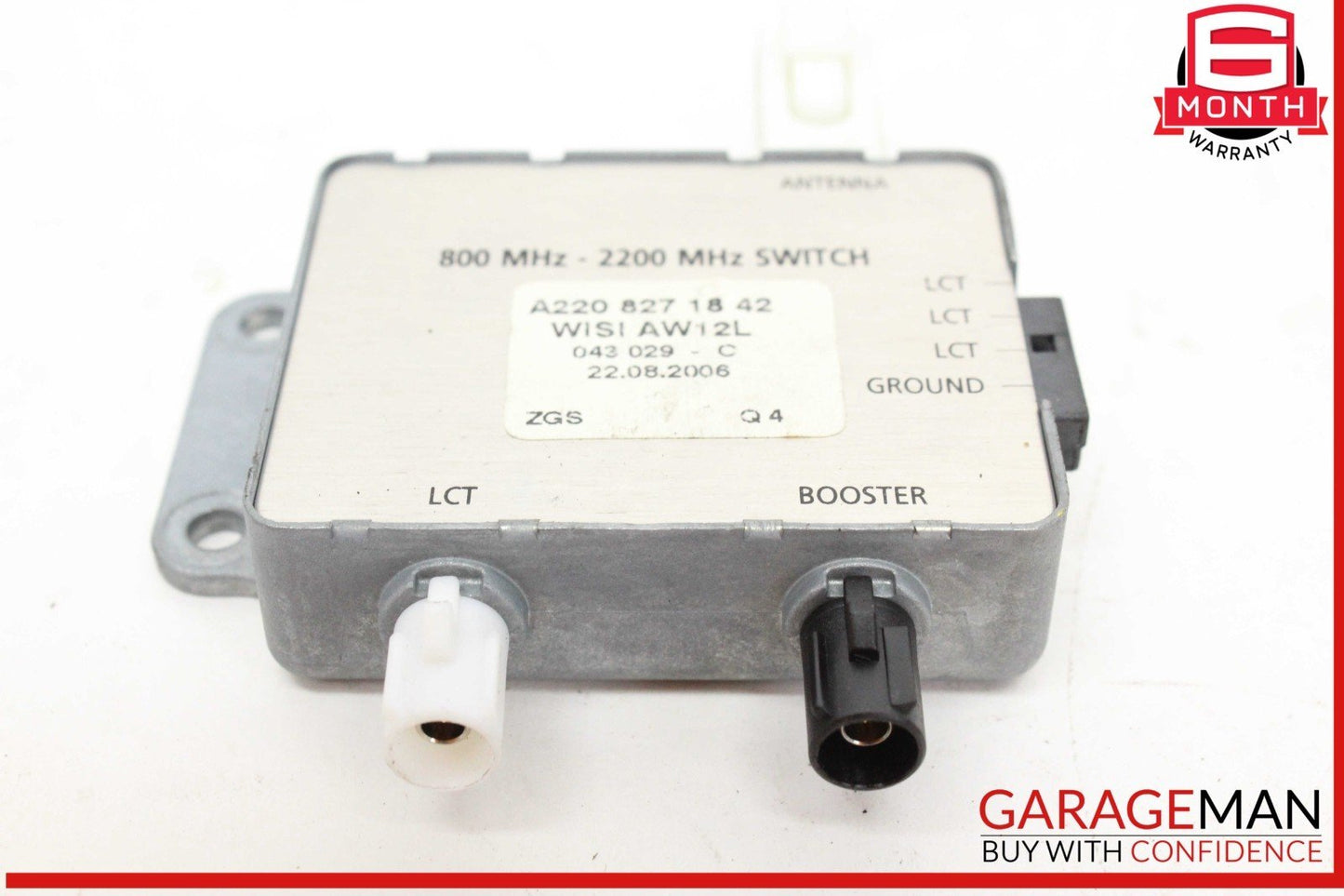 07-11 Mercedes W211 E320 CDI Antenna Booster Phone Amplifier AMP 2208271842 OEM