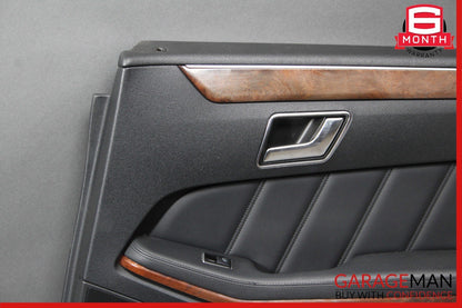 10-13 Mercedes W212 E350 E400 Rear Right Interior Door Panel Cover Anthracite