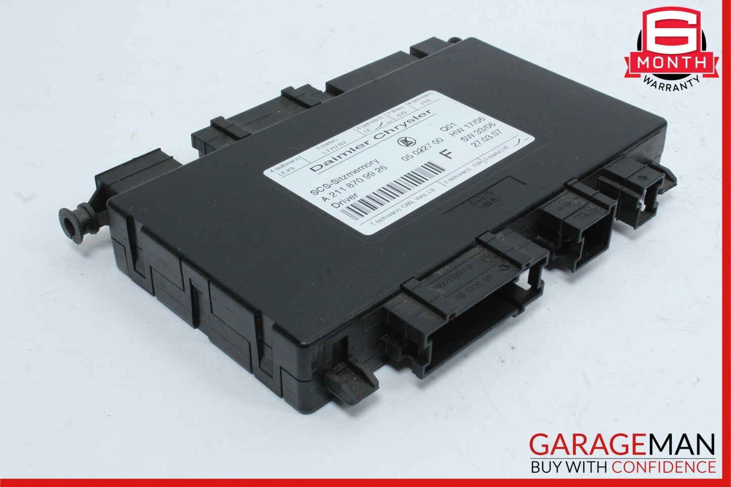 03-12 Mercedes ML500 GL350 E350 SLK350 Front Left Side Seat Control Module Unit