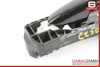 08-14 Mercedes W204 C250 Rear Left Driver Side Exterior Door Handle Black OEM