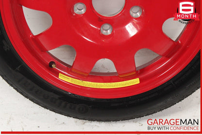 97-04 Porsche Boxster 986 Carrera 911 Spare Tire Wheel Rim Tire T105/95 R17 OEM