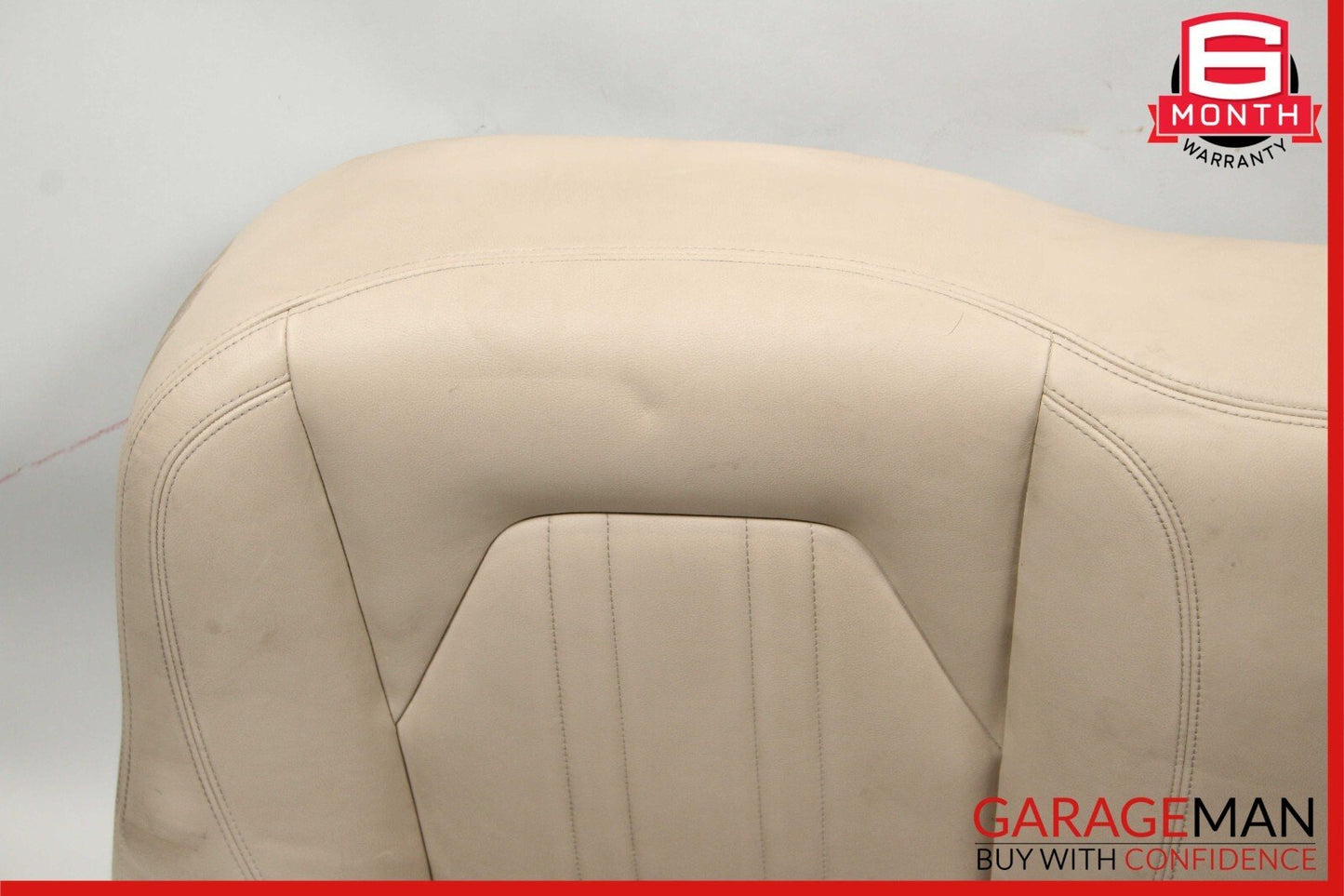 14-17 Maserati Ghibli Rear Lower Bottom Bench Seat Cushion Cover Beige OEM