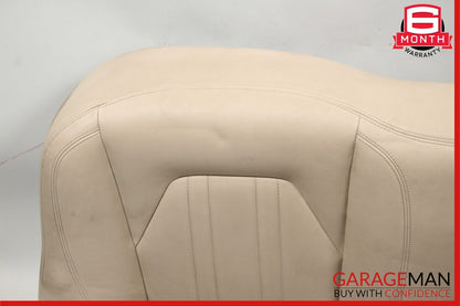 14-17 Maserati Ghibli Rear Lower Bottom Bench Seat Cushion Cover Beige OEM
