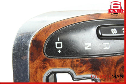 00-06 Mercedes W215 CL500 CL65 AMG Center Console Shift Shifter Bezel Trim Wood