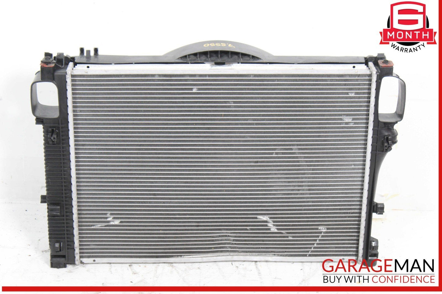 07-14 Mercedes W221 S550 Engine Radiator Cooling Fan Shroud Motor Assembly OEM