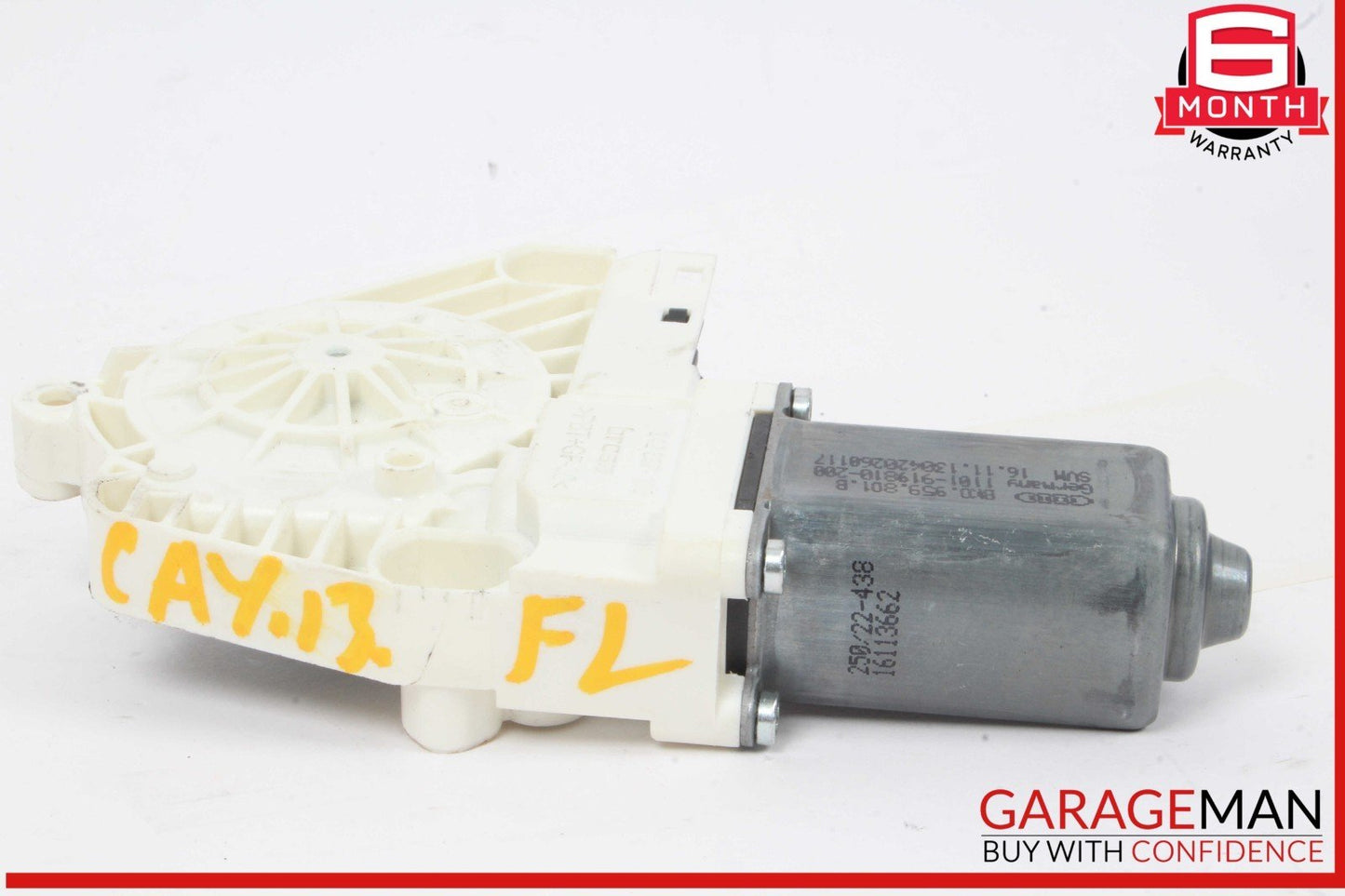 11-18 Porsche Cayenne 958 Front Left Side Door Window Regulator Motor Unit OEM