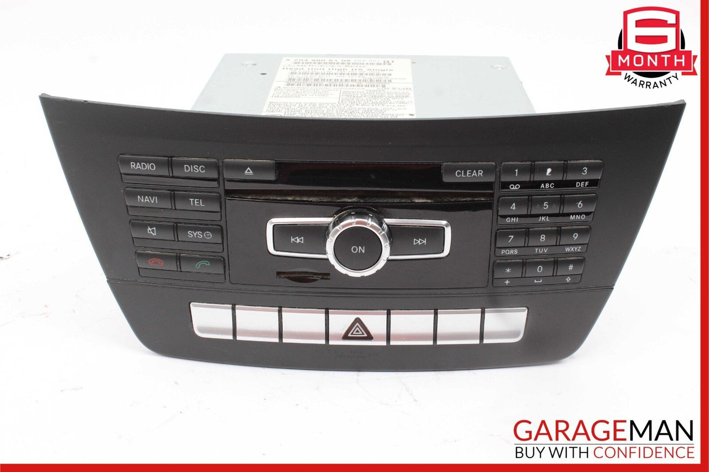 Mercedes W204 C250 C350 C63 AMG Navigation Command Head Unit DVD CD Audio OEM
