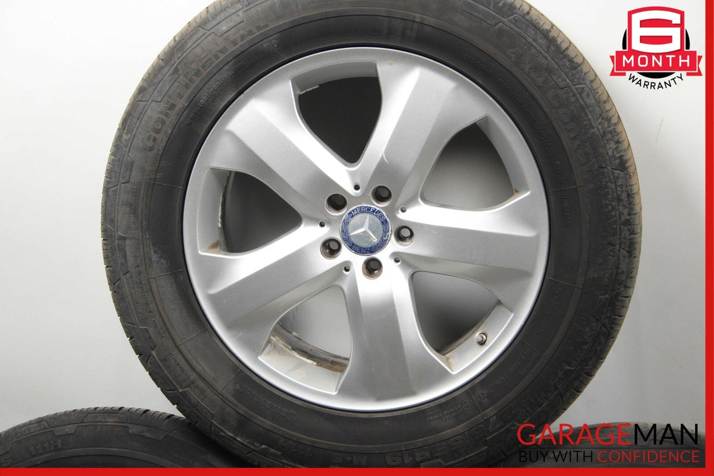 09-12 Mercedes X164 GL350 GL450 8.5Jx19H2 Complete Wheel Tire Rim Set of 4 Pc