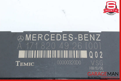 09-11 Mercedes R171 SLK300 SLK350 Roof Convertible Top Module Control OEM