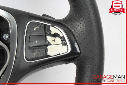 14-20 Mercedes X156 GLA250 Steering Wheel w/ Paddle Shifters Assy Black