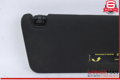 16-18 Audi A6 A7 Front Left Driver Side Sun Visor Sunvisor Black 4G0857551 OEM