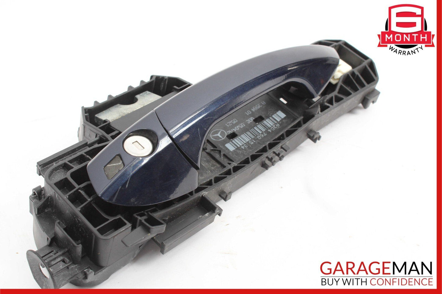 08-14 Mercedes W204 C300 Front Left Side Exterior Door Handle Assembly Gray OEM