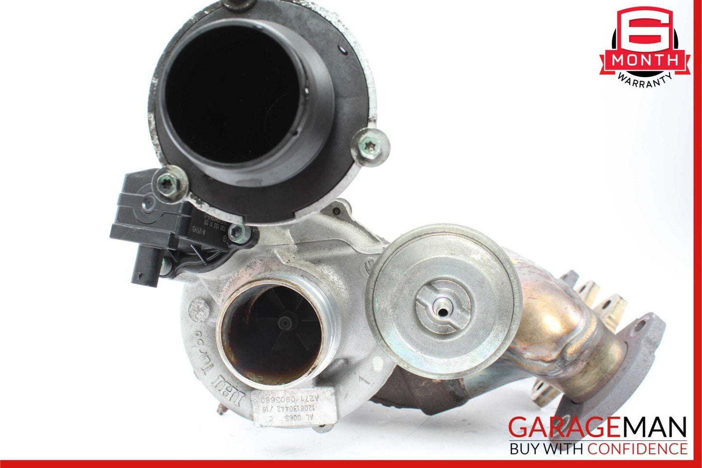 12-15 Mercedes C250 SLK250 1.8L M271 Turbo Turbocharger Manifold Assembly