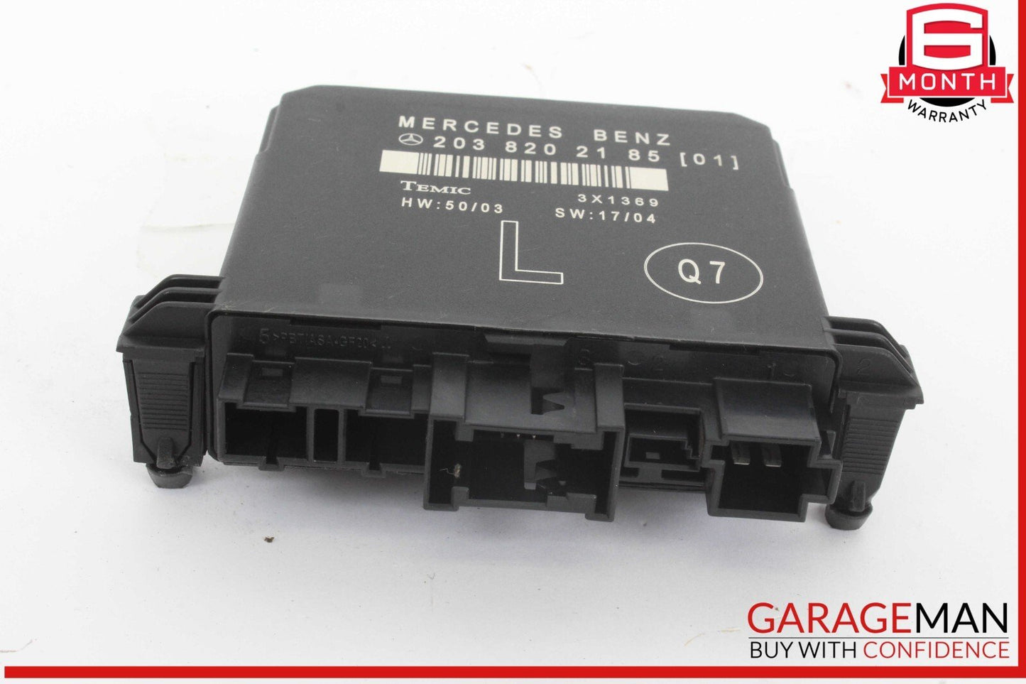 01-07 Mercedes W203 C230 C350 Rear Left Side Door Control Module 2038202185 OEM