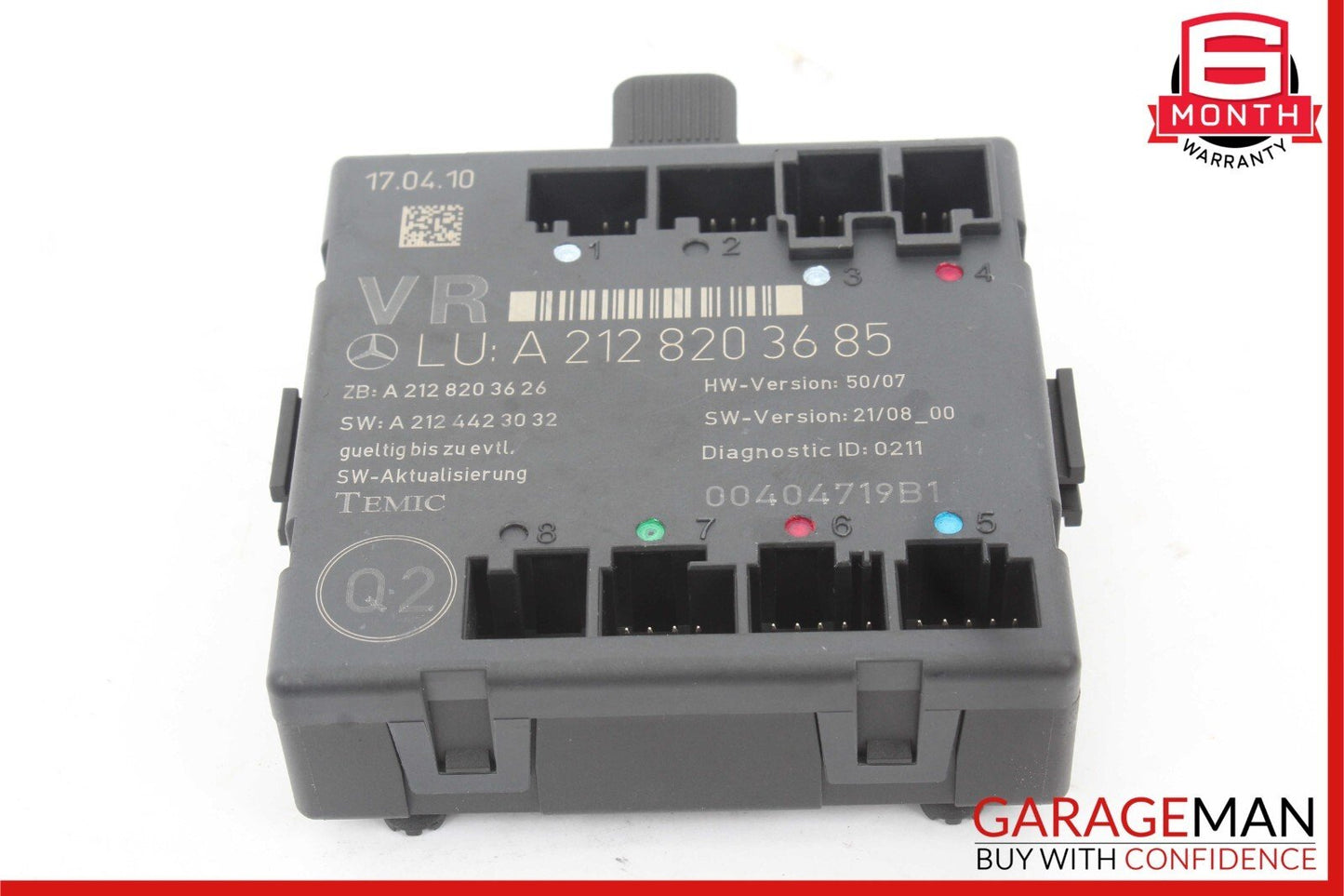 08-18 Mercedes W212 E350 E400 C300 Front Right Side Door Control Module OEM
