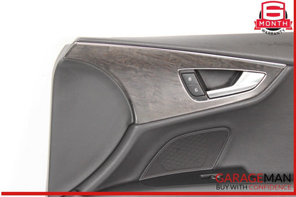 12-18 Audi A7 Front Right Passenger Side Interior Door Panel Trim Cover Assy OEM