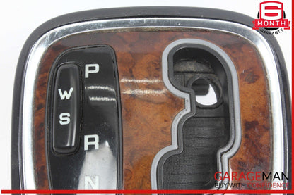 00-06 Mercedes W220 S55 AMG Gear Shifter Bezel Trim Indicator Wood OEM