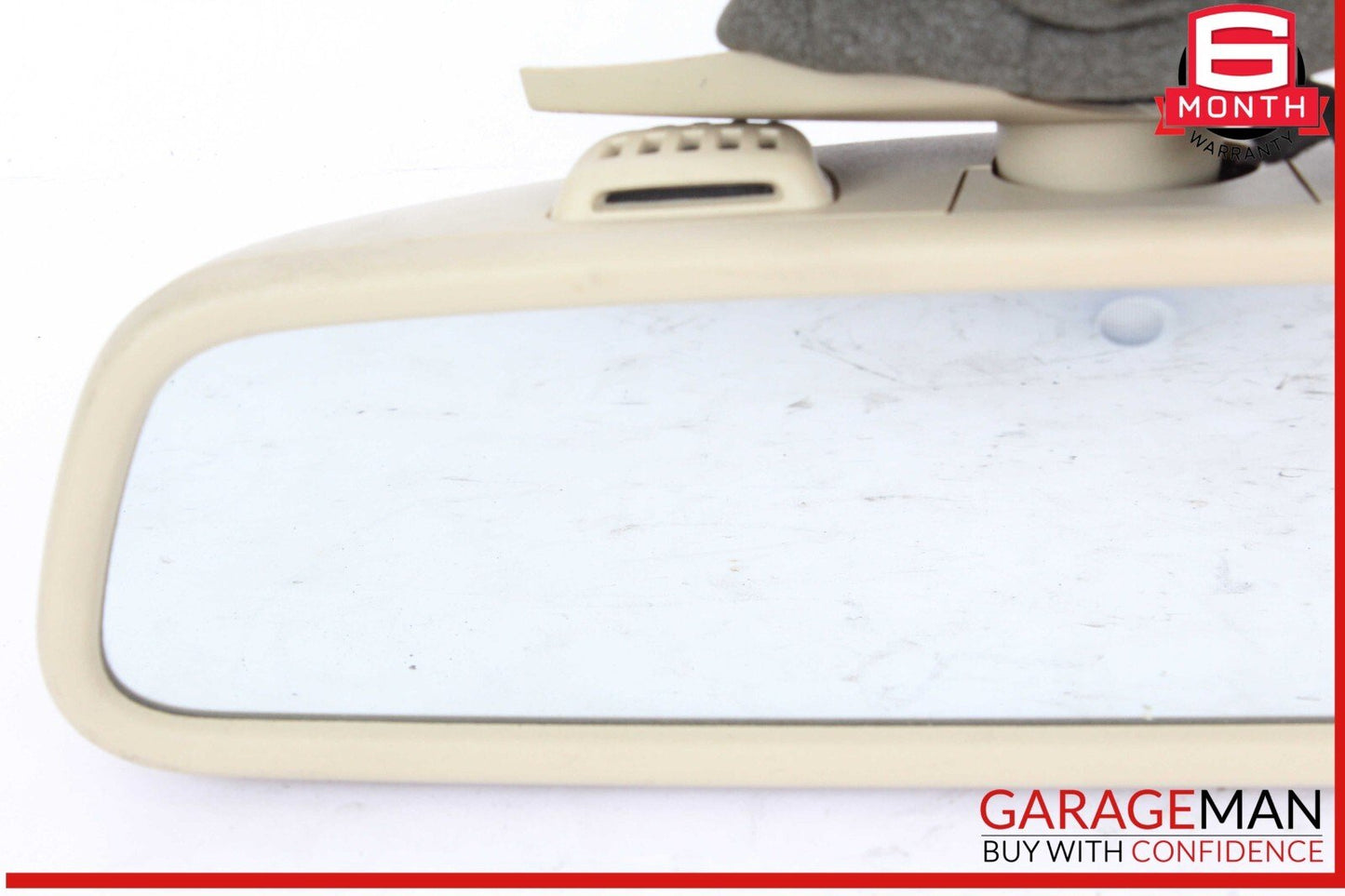 10-16 Mercedes W212 E350 Front Interior Top Upper Rear View Mirror Beige OEM