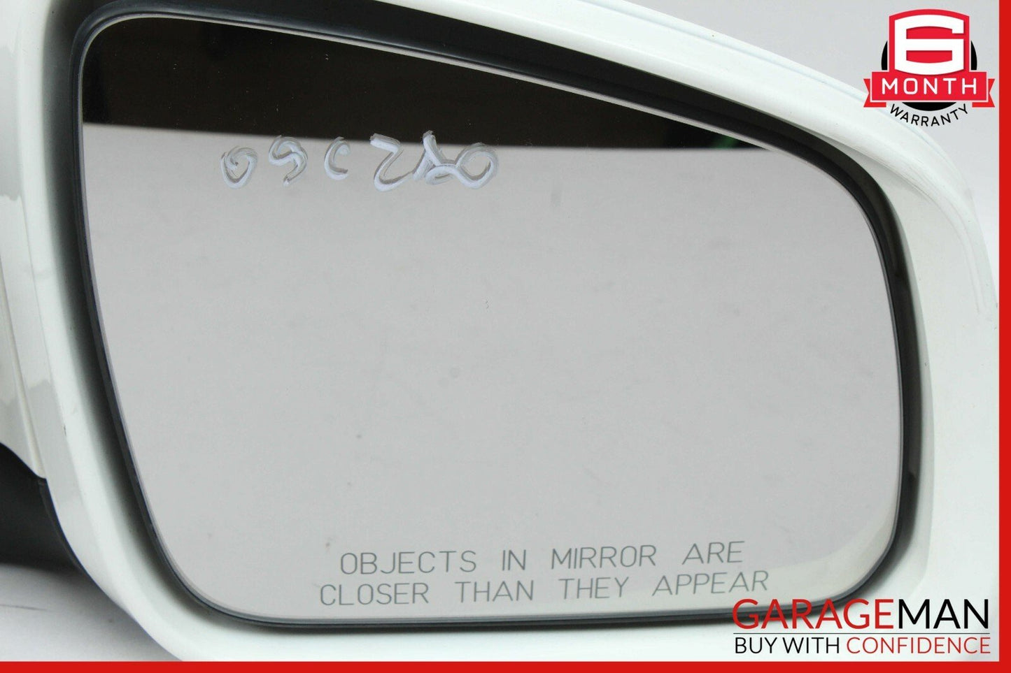 10-11 Mercedes W204 C280 C300 Front Right Side Mirror Door Rear View White