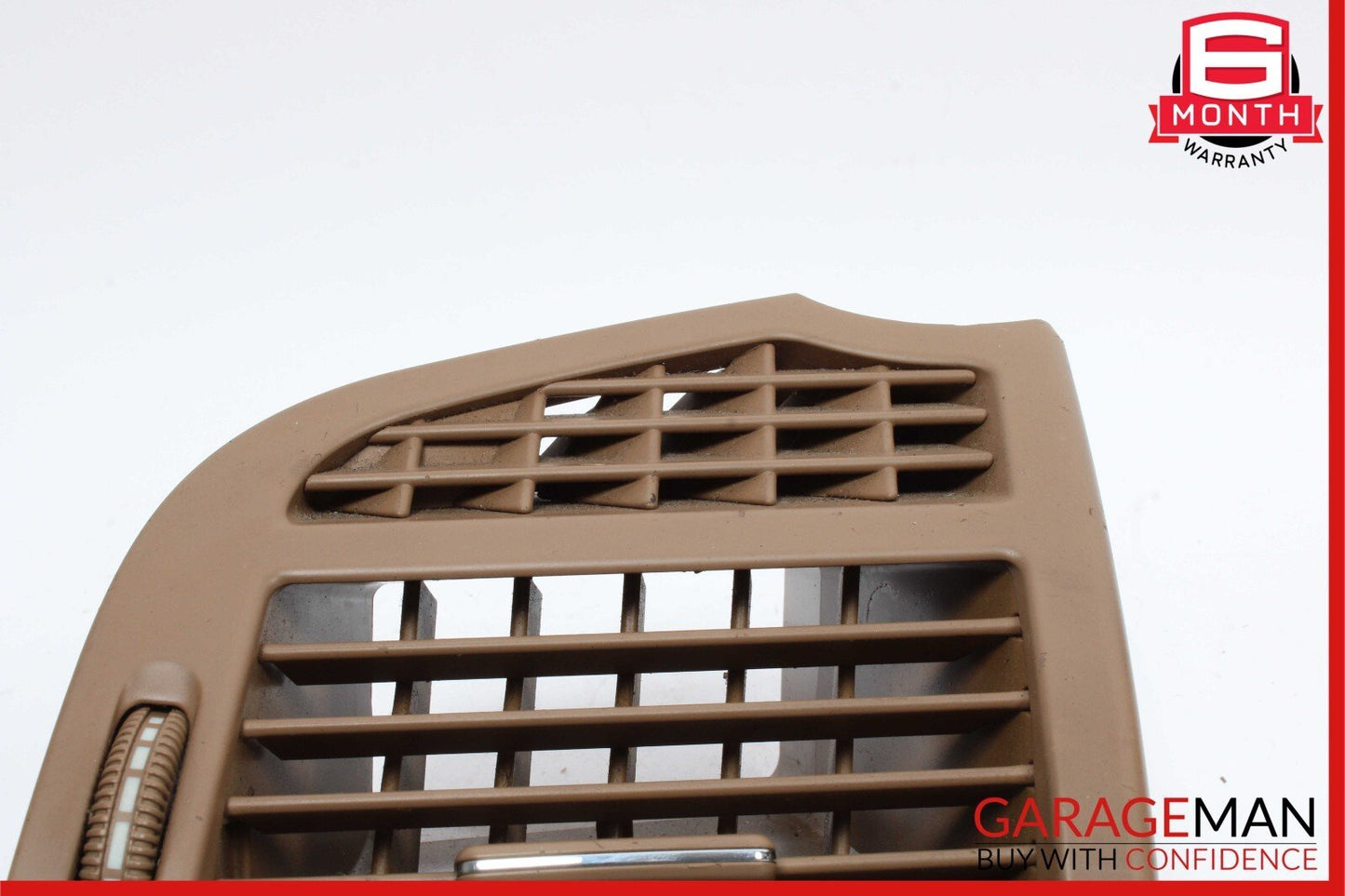 07-14 Mercedes W221 S550 CL600 Front Right Dash A/C Air Vent Trim Grille Brown