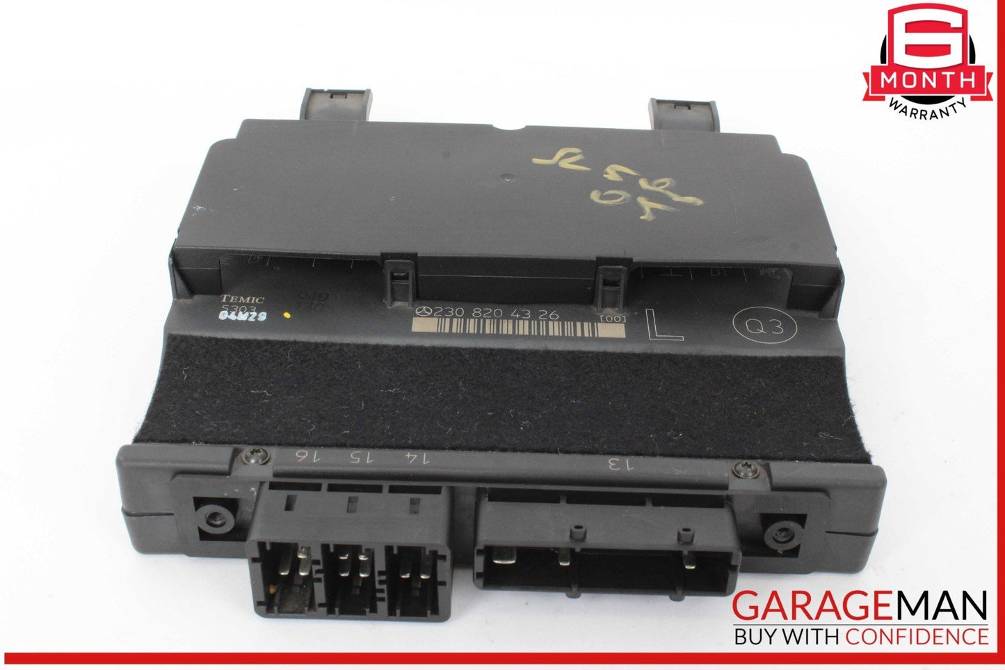 03-12 Mercedes R230 SL500 SL55 AMG Front Left Under Seat Control Module Unit OEM