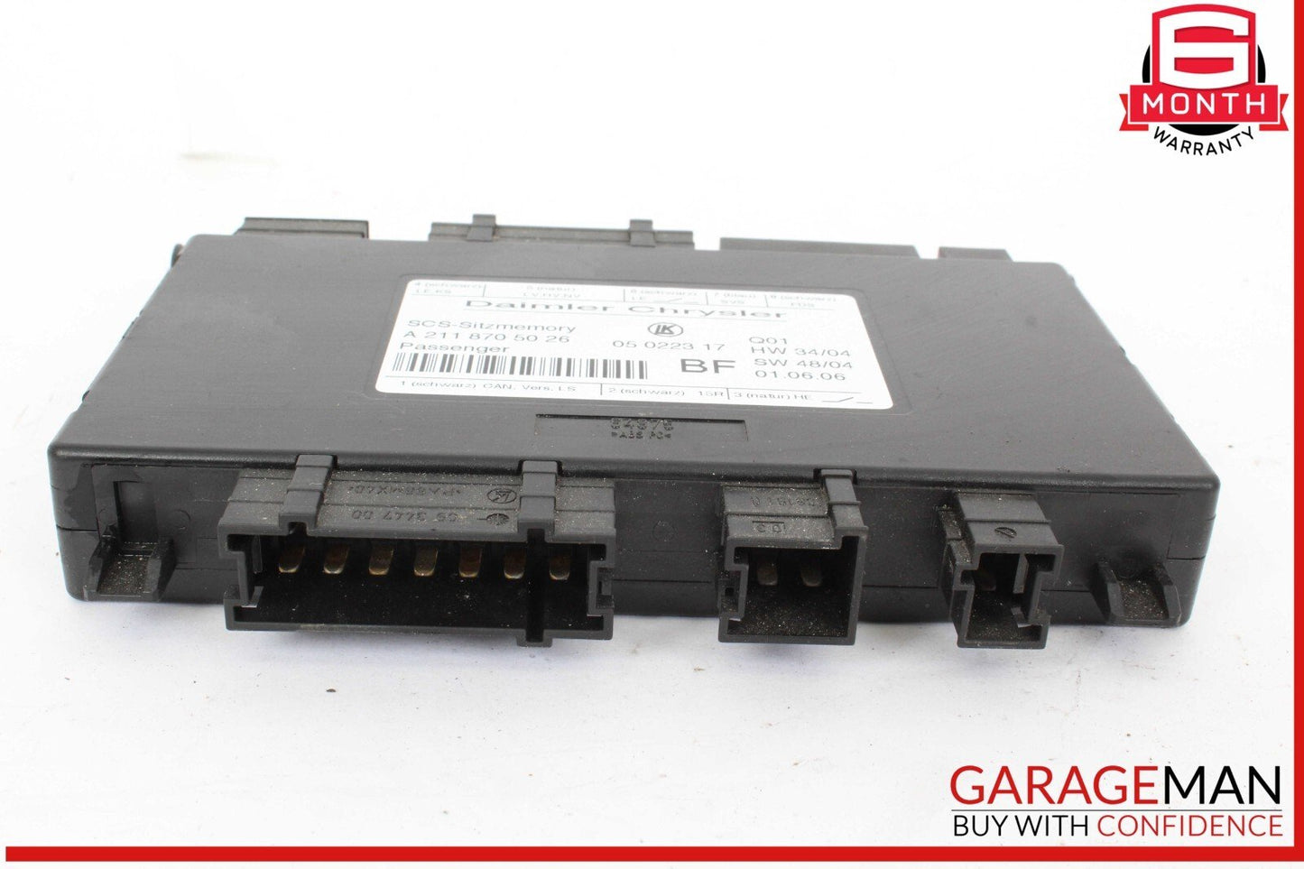 03-12 Mercedes R171 SLK350 GL450 Front Right Side Under Seat Control Module OEM