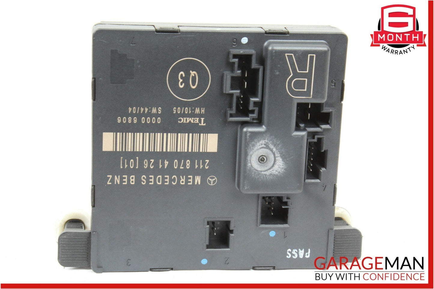 03-09 Mercedes W211 E350 E550 Rear Right Side Door Controller Module OEM