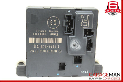 03-09 Mercedes W211 E350 E550 Rear Right Side Door Controller Module OEM
