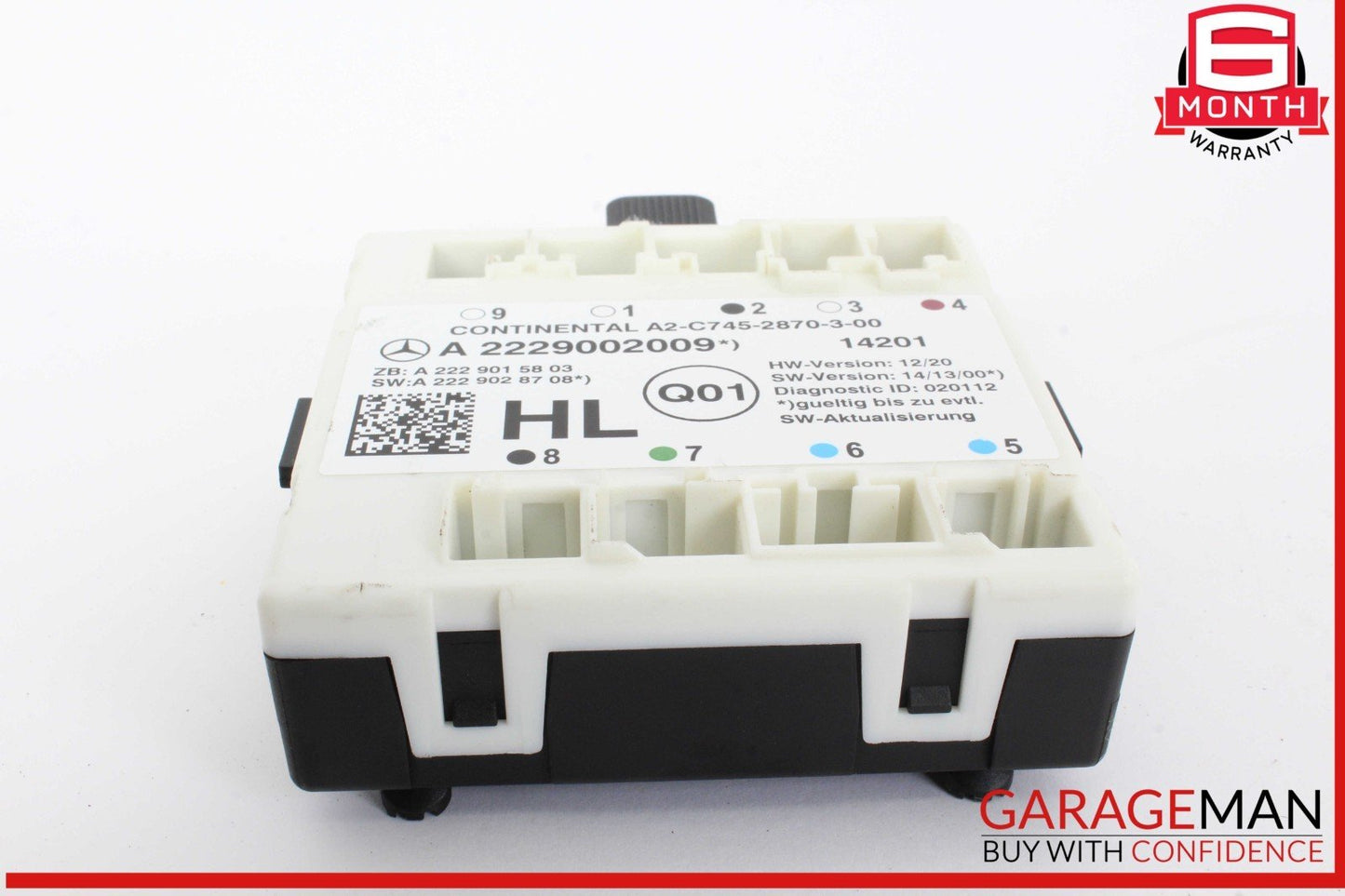 15-23 Mercedes W205 C300 C400 GLC300 Rear Left Side Door Control Module Unit OEM