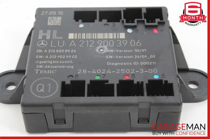08-14 Mercedes W204 C300 C250 Rear Left Side Door Control Module Unit