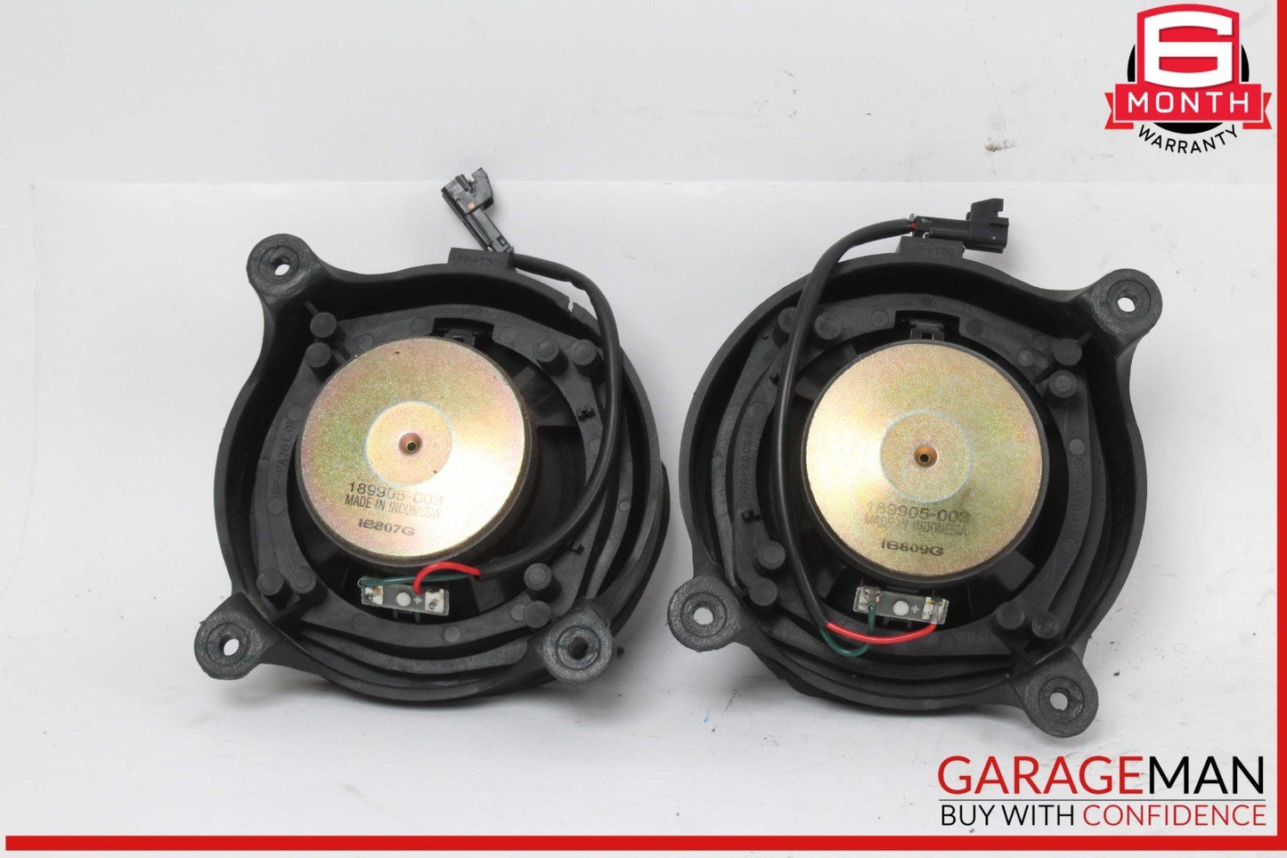 98-05 Mercedes W163 ML500 Rear Right & Left Side Door Audio Speakers Set OEM