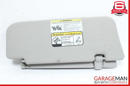 06-12 Mercedes X164 GL450 ML550 Front Left Side Sun Visor Sunvisor Cover Grey