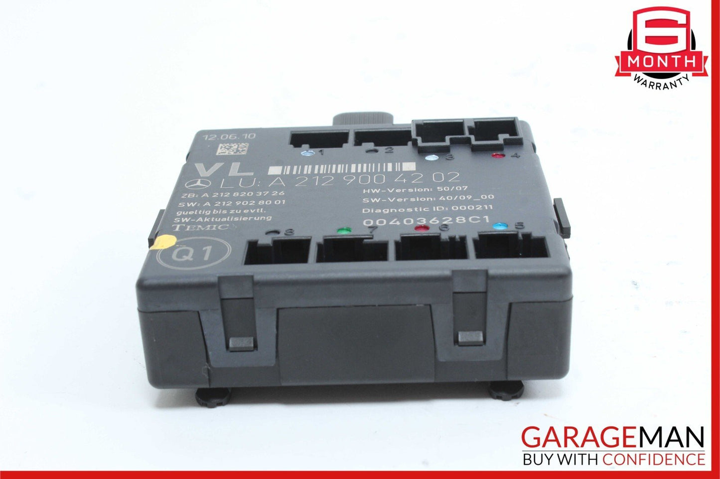 08-18 Mercedes W204 C300 SLK350 E400 Front Left Side Door Control Module OEM
