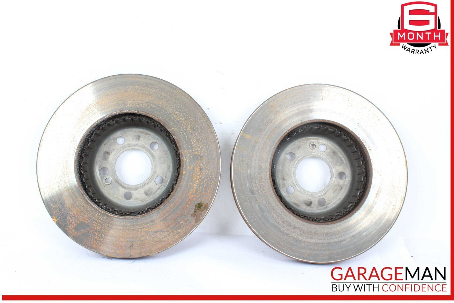 15-20 Mercedes W213 E300 C350e Front Right & Left Side Brake Rotor Disc Set of 2