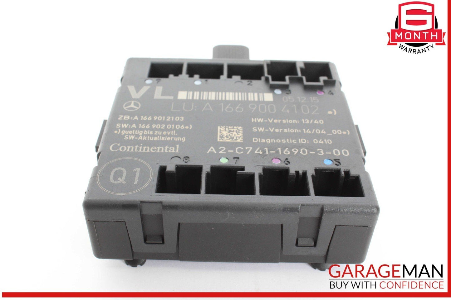 12-20 Mercedes W117 CLA250 Front Left Driver Side Door Control Module Unit OEM