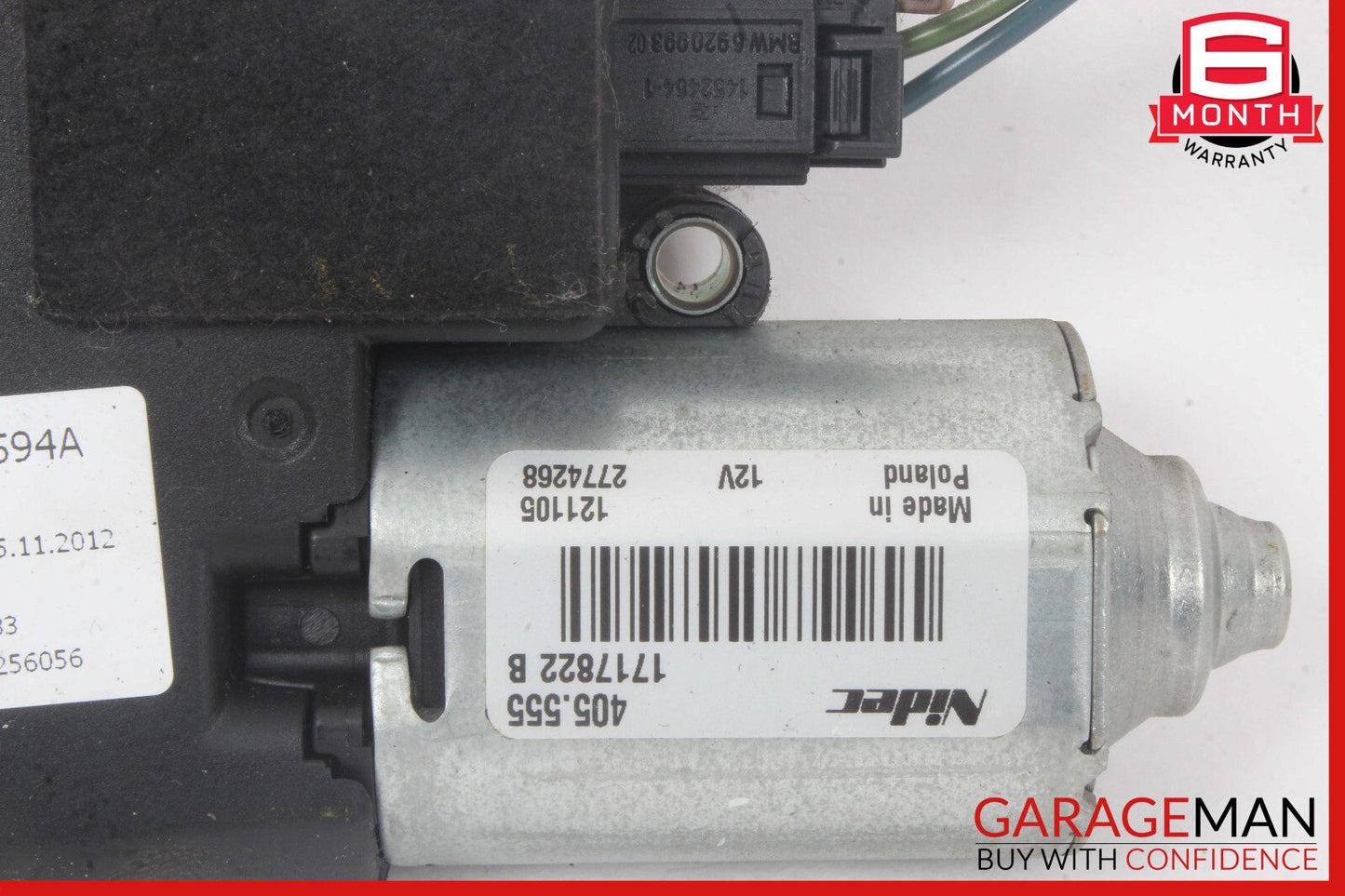 13-19 BMW 640i F06 Sunroof Motor 7316535 OEM